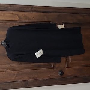 ST. JOHN Caviar Black Knit Long Sleeve Dress